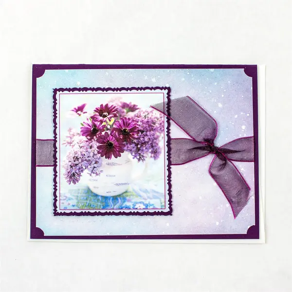 4 Pc Lot New Birthday Cards Laser Cut Embellished Floral Nautical Handmade
