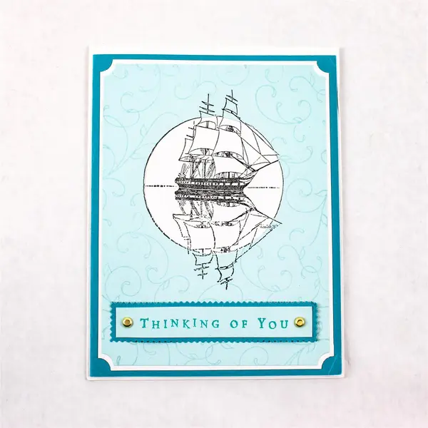 4 Pc Lot New Birthday Cards Laser Cut Embellished Floral Nautical Handmade