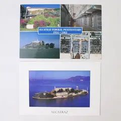 Lot Of 2 Vintage Alcatraz Island Prison San Francisco California Postcards
