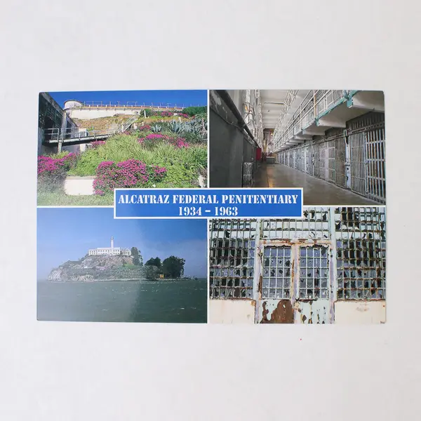 Lot Of 2 Vintage Alcatraz Island Prison San Francisco California Postcards