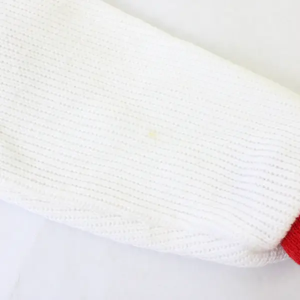 VTG Willow Bay White and Red Knit Panda Sweater Baby's Size 24M Flawed