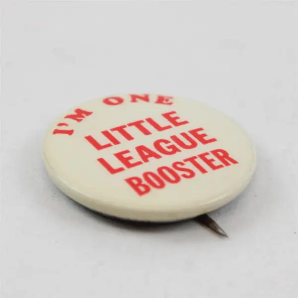 Lot Of 2 Vintage I'm One Little League Booster Baseball Pinback Pin