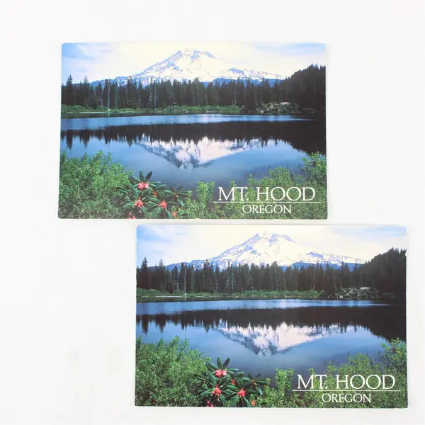 Lot Of 2 Vintage Mt Hood Oregon Postcards Craig Tuttle Smith-Western