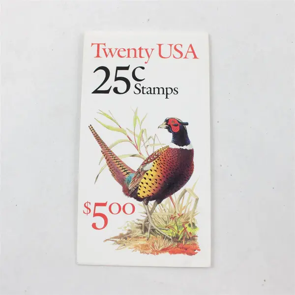 US Scott BK158 Booklet 20 Pheasant Stamps Sealed 1988