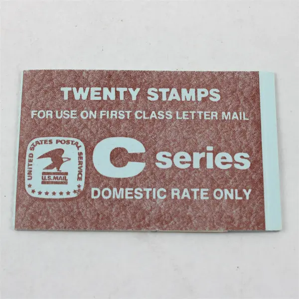 US Booklet Scott BK141 1981 20c Rate Change 'C' Eagle 20 Stamps