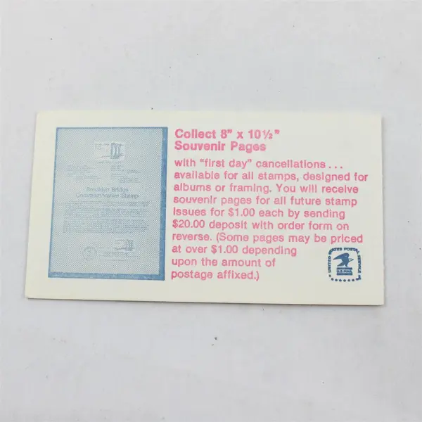 U.S. Booklet of 20 Scott BK140A 1983 20¢ Flag Over Supreme Court Sealed