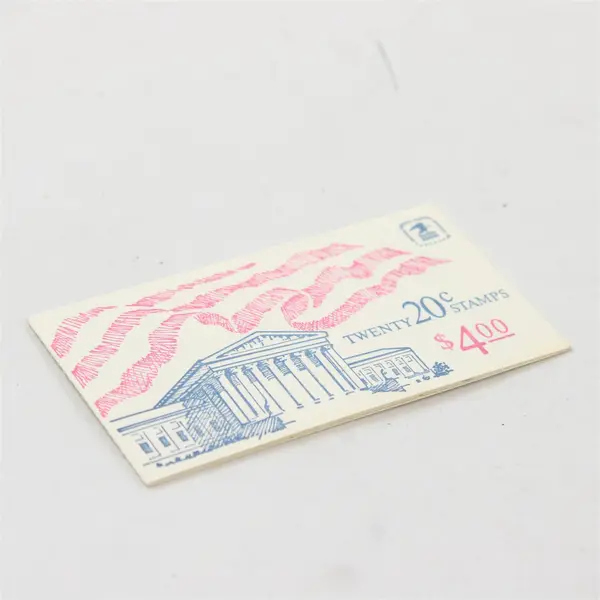 U.S. Booklet of 20 Scott BK140A 1983 20¢ Flag Over Supreme Court Sealed