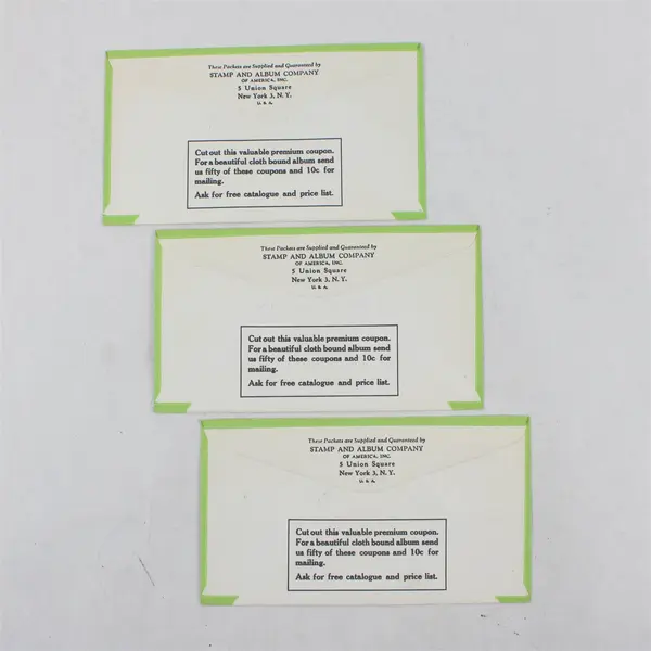 Lot Of 3 Geographic Stamp Packets Poland Stamps (9 Stamps Total)