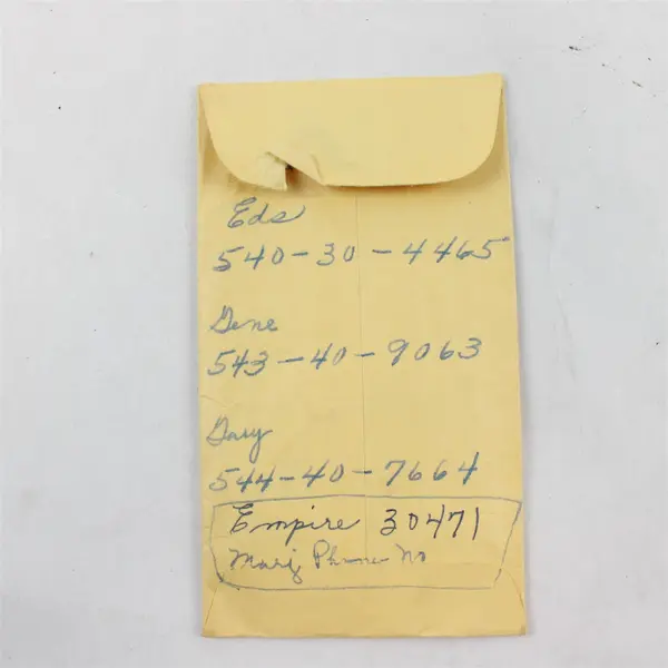 Vintage Gill Bros Seed Co Portland Oregon Postage Refund Envelope