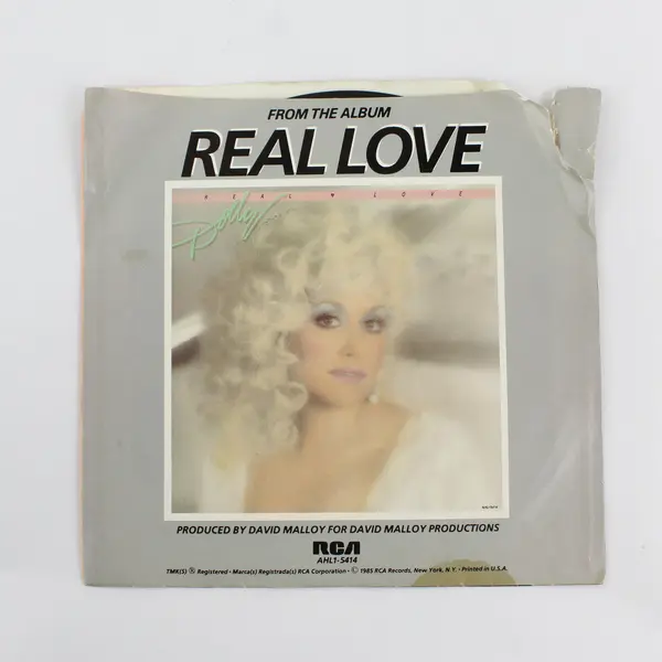 Dolly Parton Kenny Rogers Real Love / I Can't Be True 7" Vinyl Record