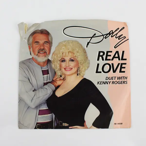 Dolly Parton Kenny Rogers Real Love / I Can't Be True 7" Vinyl Record