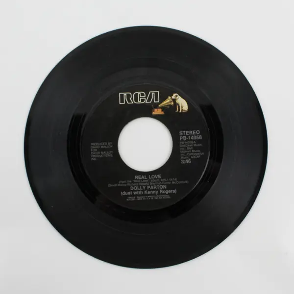Dolly Parton Kenny Rogers Real Love / I Can't Be True 7" Vinyl Record