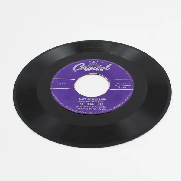 Nat "King" Cole – Make Believe Land / I'll Always Remember You 7" Vinyl Record