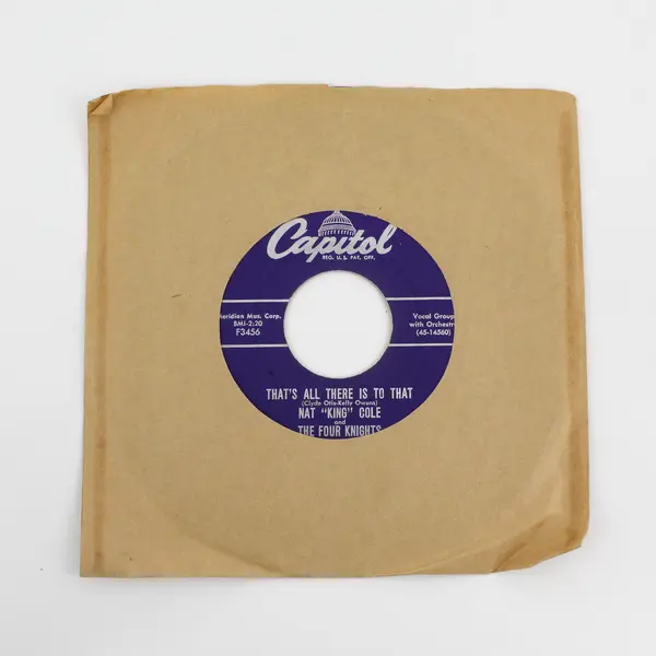 Nat "King" Cole - That's All There Is To That/My Dream Sonata - 7" Vinyl Record