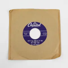 Nat "King" Cole - That's All There Is To That/My Dream Sonata - 7" Vinyl Record