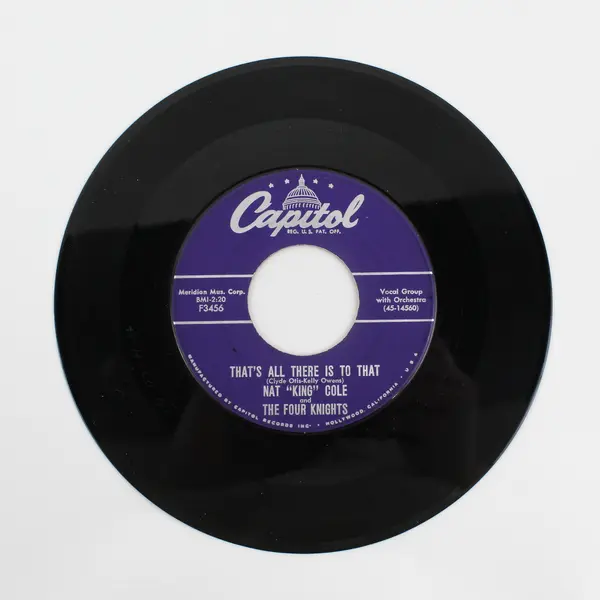 Nat "King" Cole - That's All There Is To That/My Dream Sonata - 7" Vinyl Record