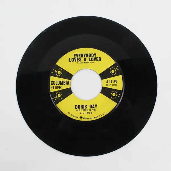 Doris Day Everybody Loves A Lover/Instant Love 7" Vinyl Record