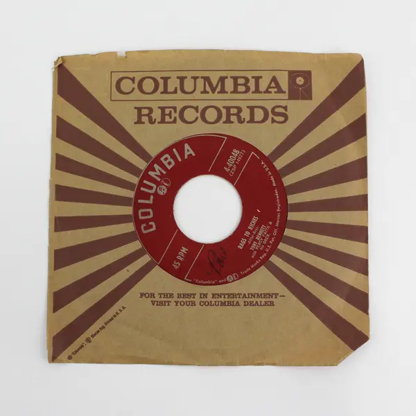 Tony Bennett - Rags To Riches / Here Comes That Heartache 7" Vinyl Record