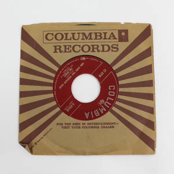 Tony Bennett - Rags To Riches / Here Comes That Heartache 7" Vinyl Record