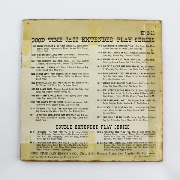 Firehouse Five Plus Two, Vol. 5: Goes South! 7" Vinyl Record