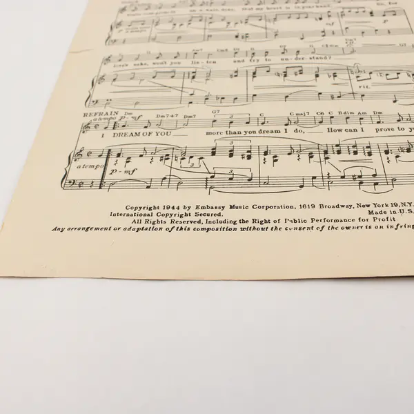 Vintage Treasure Chest Of Old Time Song Hits 1944 Paperback 
