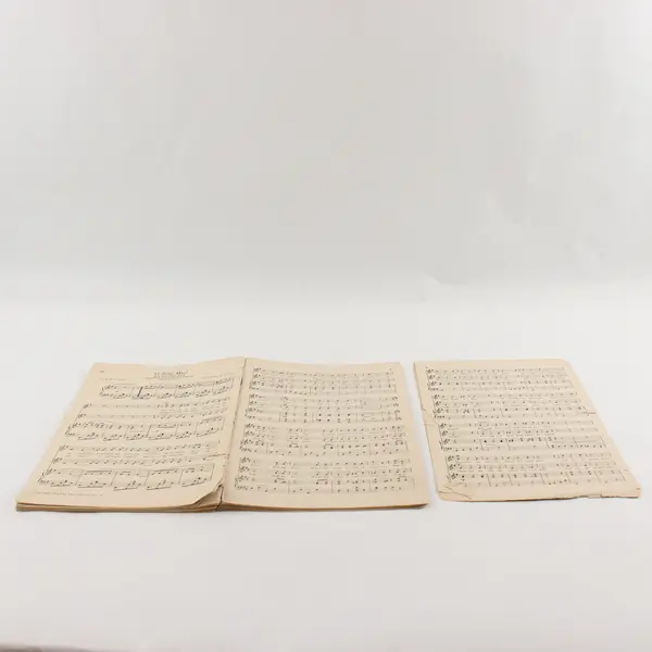 Vintage 1927 The G Clef Two-Part Chorus Book Acceptable 