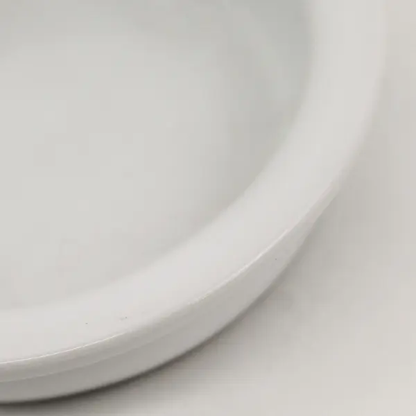Pampered Chef White Small Round Universal Porcelain Dish Cooking/Kitchen 4"
