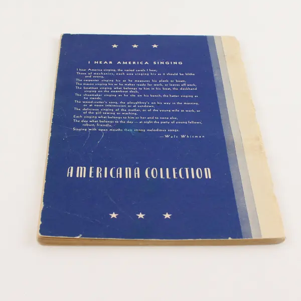 Vintage Americana Collection Vocal Edition Mixed Voices 1942 Paperback