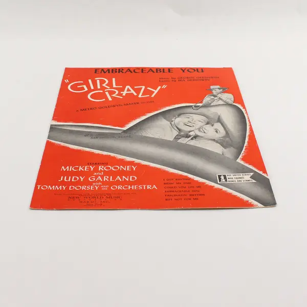 Vintage 1930 Sheet Music "Embraceable You" George & Ira Gershwin Good