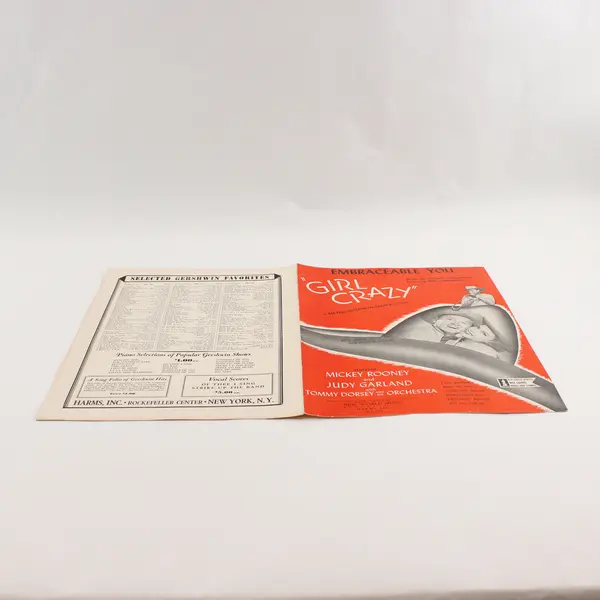 Vintage 1930 Sheet Music "Embraceable You" George & Ira Gershwin Good