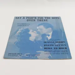 Vintage Say A Pray'r For The Boys Over There 1943 Sheet Music by Herb Magidson
