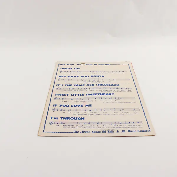 VTG 1944 I Dream of You More Than You Dream I Do Sheet Music Marjorie Goetschius
