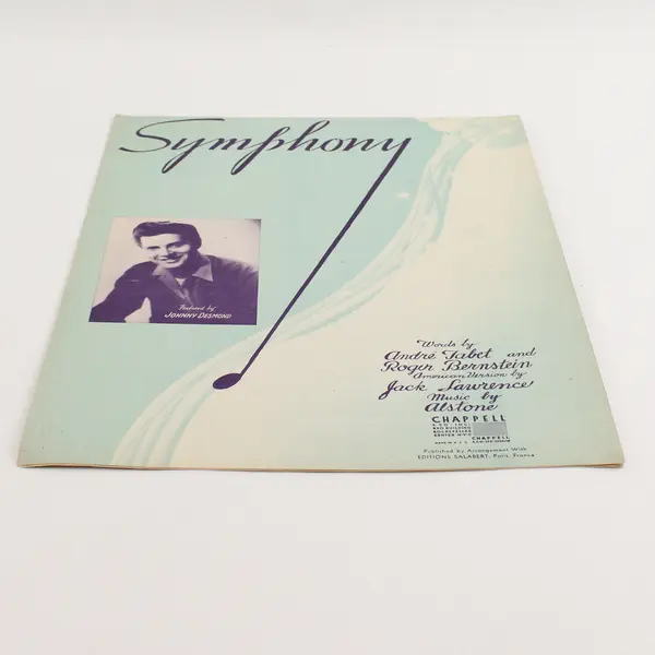 Vintage Sheet Music 1945 Symphony Andre Tabet Roger Bernstein Music by Alstone