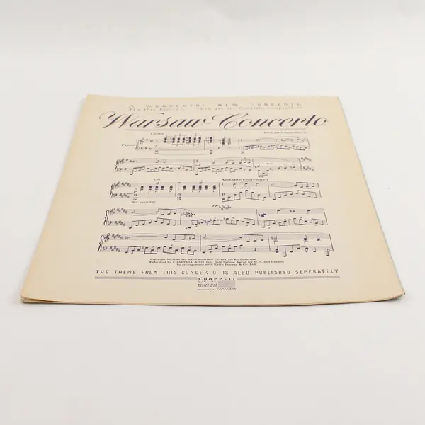 Vintage Sheet Music 1945 Symphony Andre Tabet Roger Bernstein Music by Alstone