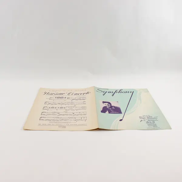 Vintage Sheet Music 1945 Symphony Andre Tabet Roger Bernstein Music by Alstone