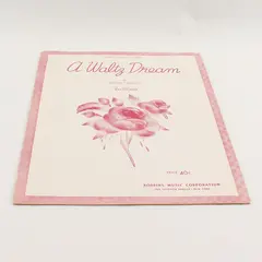 Vintage 1935 A Waltz Dream by Oscar Strauss For Piano Sheet Music Good