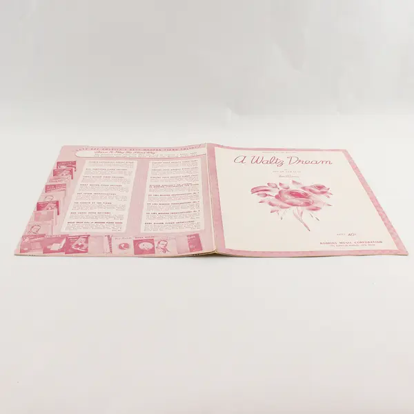 Vintage 1935 A Waltz Dream by Oscar Strauss For Piano Sheet Music Good