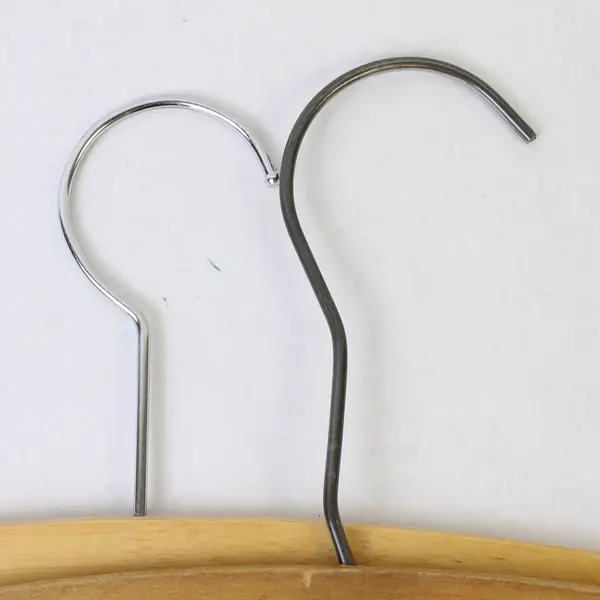 Lot of 10 Vintage Curved Wooden Coat Hangers