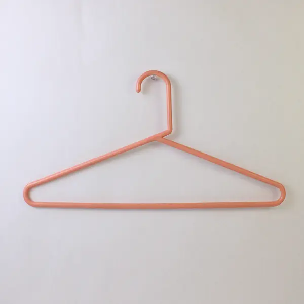 Lot of 10 Pink Plastic Standard Clothes Hangers Shirts & Pants