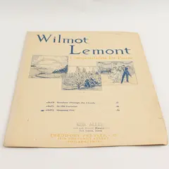 Vintage 1937 Sheet Music Stepping Out Wilmot Lemont Compositions For Piano