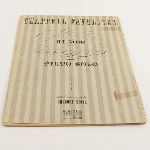 Vintage 1934 Chappell's Famous Melodies Piano Solo Collection 10 Pieces