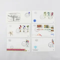 Lot Of 6 Israel 1980 First Day Covers