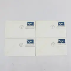 Lot Of 4 Cape Canaveral Project Mercury 1962 First Day Covers NASA Space Stamp