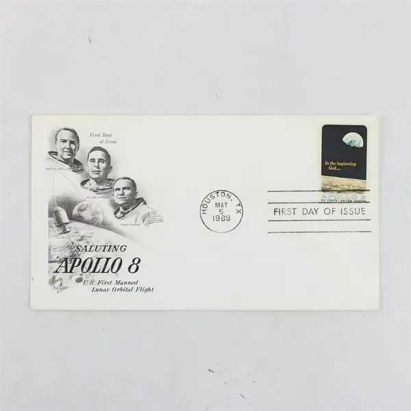 Saluting Apollo 8 Houston Texas May 5 1969 First Day Cover