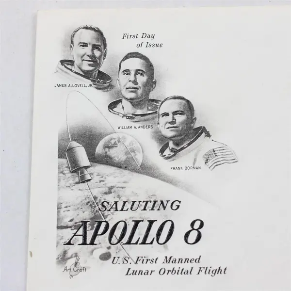 Saluting Apollo 8 Houston Texas May 5 1969 First Day Cover