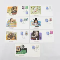 Lot Of 7 Fleetwood 1988 Shapers Of America Commemorative Covers
