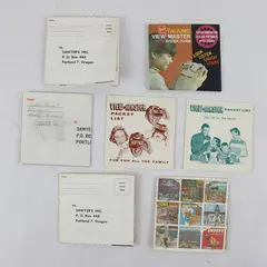 Lot of 7 Vintage View-Master Mail Order Forms Packet Lists