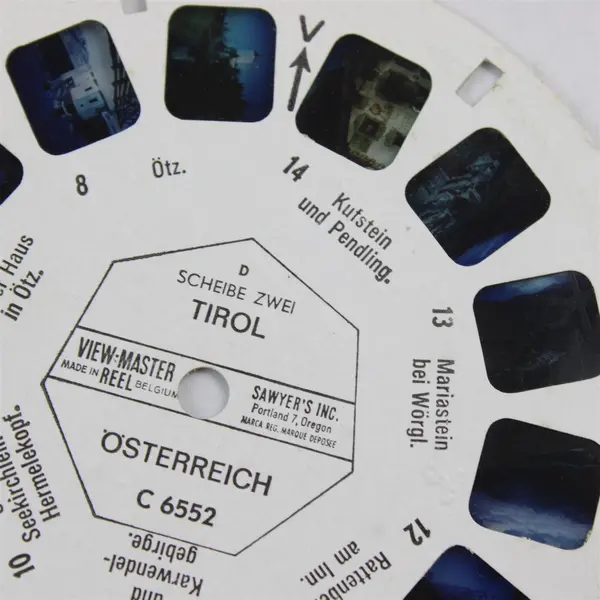 View-Master Tirol Osterreich Tyrol Austria German Language Single Reel C 6552