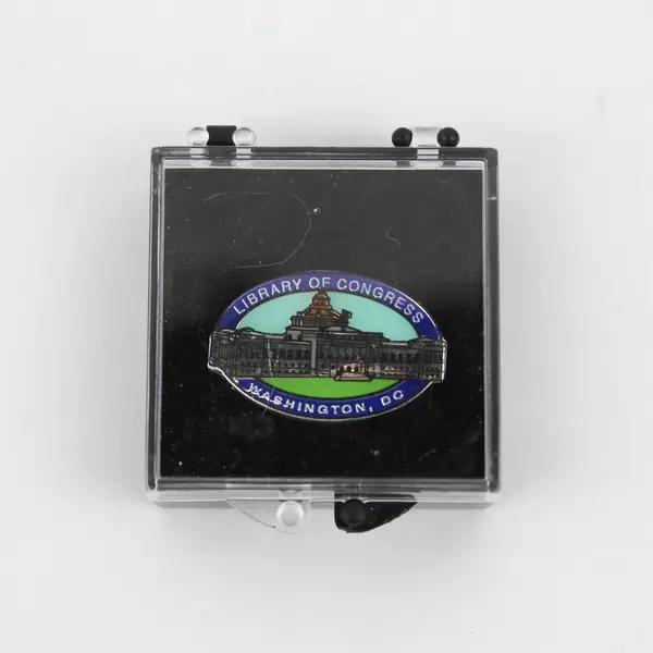 CPI Enamel Library Of Congress Washington D.C. Lapel or Hat Pin