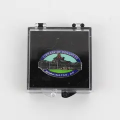 CPI Enamel Library Of Congress Washington D.C. Lapel or Hat Pin